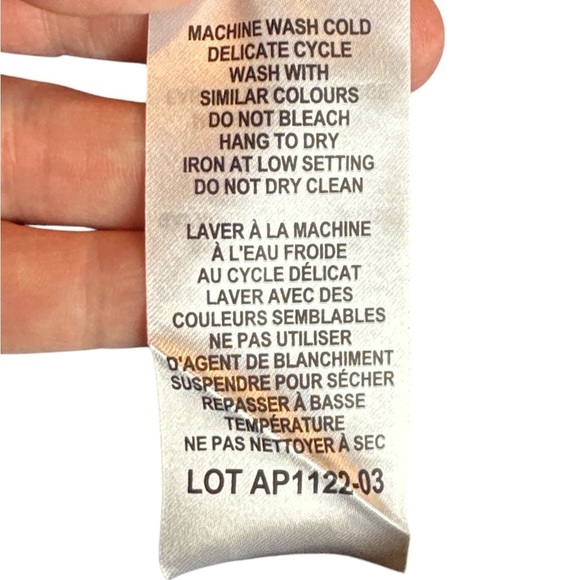 NWOT Tahari navy linen blend long sleeve pullover tunic front button placket - Picture 8 of 11